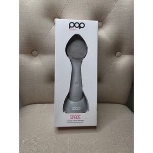 Pop Sonic Spade Face and Neck Sonic Beauty Device Grey Cleanse Infuse Massage